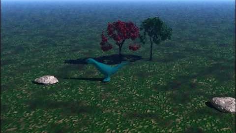 Bryce 5 animation: Dino