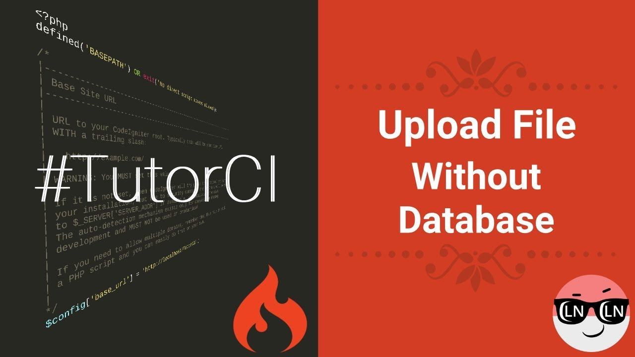 Cara Upload FIle ( png, jpg, pdf, dll. ) di CodeIgniter 3 [#TutorCI ...