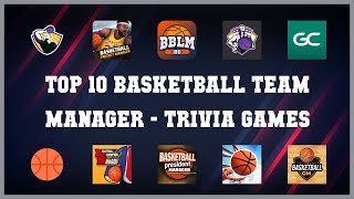 Top 10 Basketball Team Manager Android Games screenshot 2