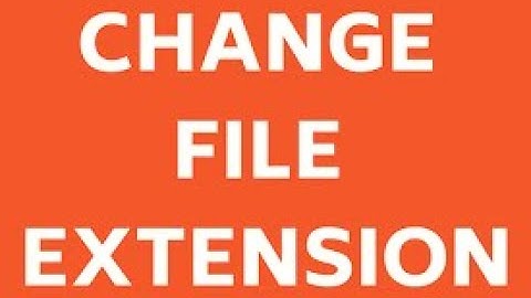 How to change Video Or File Extension  | MP4 | FLV | MKV | 3GP | MPG | AVI | PDF |DOC | CSS