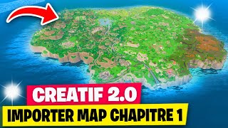 COMMENT IMPORTER LA MAP DU CHAPITRE 1 sur FORTNITE CREATIF 2.0 (UEFN) !