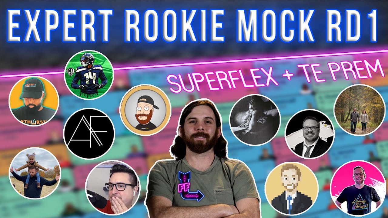 Industry (Expert) Dynasty Superflex Rookie Mock Draft Round 1 | Dynasty Fantasy Football 2022