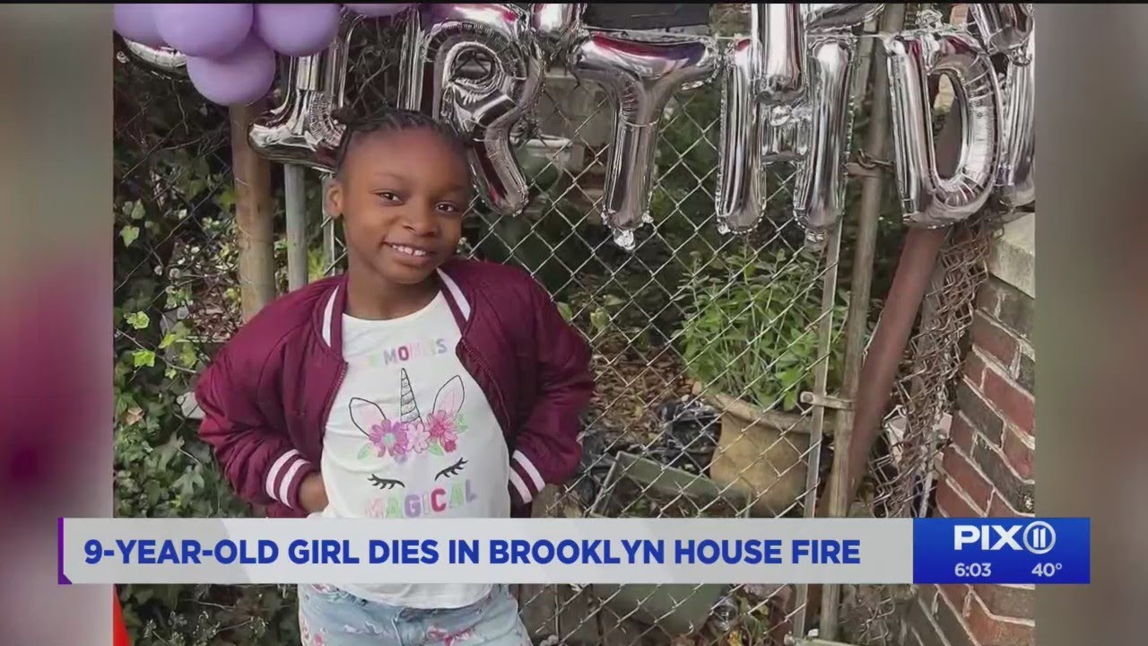 9-year-old girl dies in Brooklyn house fire: NYPD - YouTube