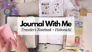 Journal With Me Travelers Notebook and Hobonichi A6