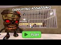 EVIL CAPPUCCINO ASSASSINO PRISON RUN! Roblox Gameplay Walkthrough No Death 4K