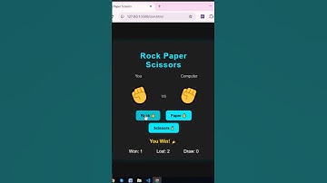 Rock Paper Scissors Game