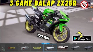 Real Pake ZX25R🔥 3 Game Balapan/Riding Bisa Modifikasi Di Android Offline Terbaru  2024 Offline screenshot 4