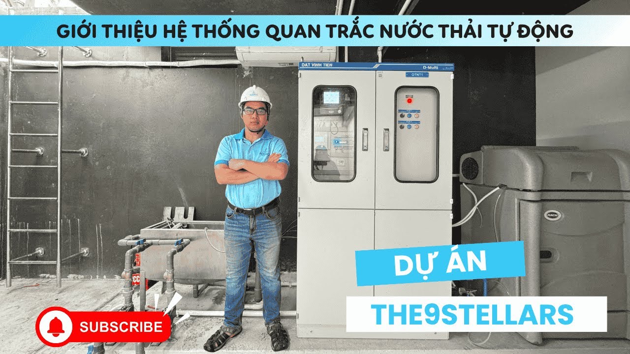 GIỚI THIỆU HỆ THỐNG QUAN TRẮC NƯỚC THẢI TỰ ĐỘNG DỰ ÁN THE9STELLARS - KĐT LONG BÌNH
