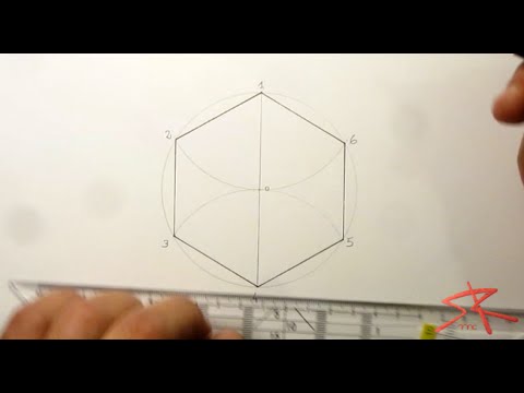 Vídeo: Como Desenhar Um Hexágono Regular