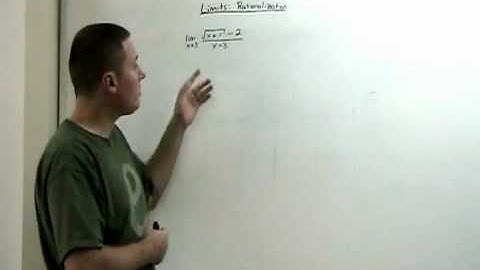 Limits - Rationalization