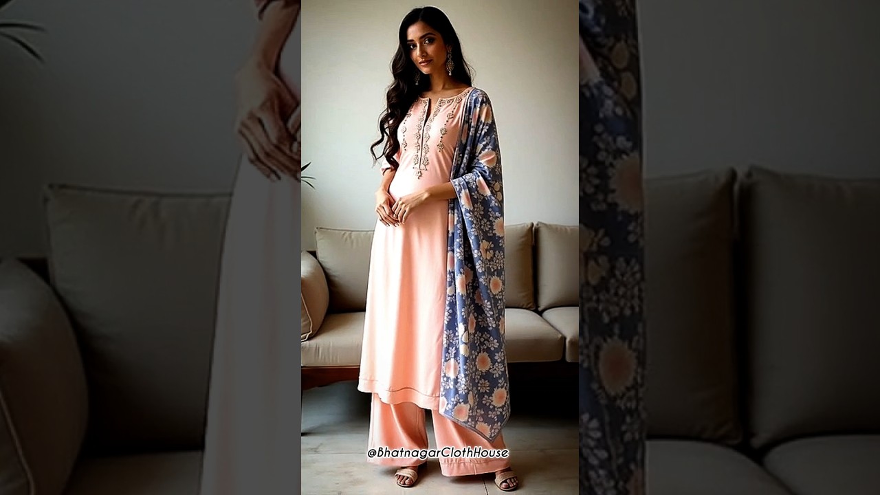 Latest Neck Design for Peach Suit | Trending Suit Design 2025 