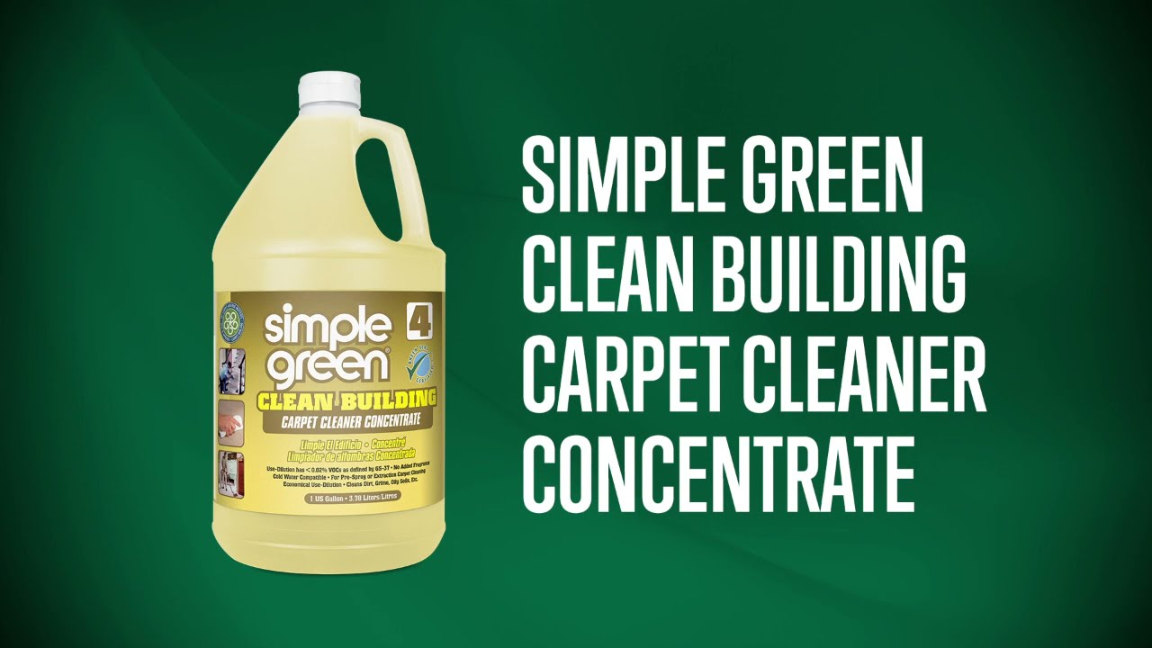 Simple Green Clean Building Carpet Cleaner You