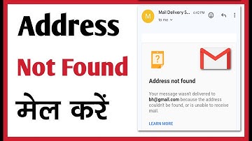 Address Not Found Gmail | Address Not Found Your Message Wasn