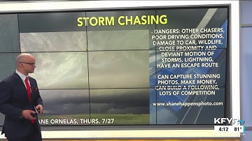 Morse Code of Weather: what makes storm chasing interesting and helpful, research being done in t...