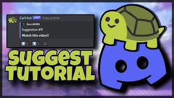 Suggestions!! | Carl-Bot Discord Tutorial