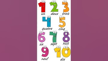 French Numbers Song 1-10 #learnfrench #frenchschool #easyfrench #français
