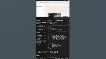 Css: Use colors as variables.