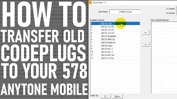 (FIX) How to Use an Old Codeplug on a New AnyTone 878 Handheld or AnyTone 578 Mobile Part 2