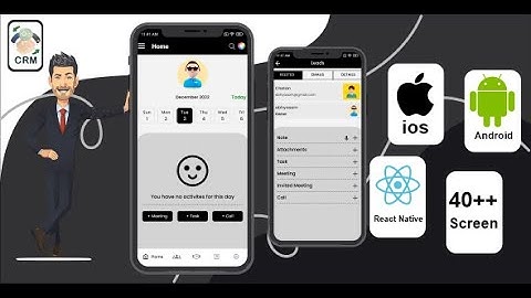 CRM - Sales & Marketing App React Native iOS/Android App