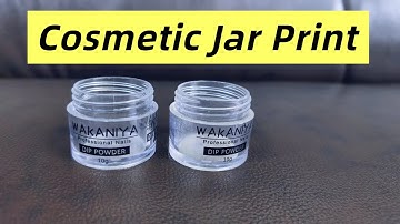 Full Auto Screen Printing Machine for Cosmetic Cream Jar