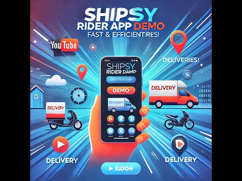 Shipsy Rider app demo video