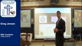 Greg Jensen - Mba Applicant - Class Of 2015