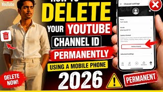 How To Delete Your YouTube Channel ID Permanently Using A Mobile Phone 2026