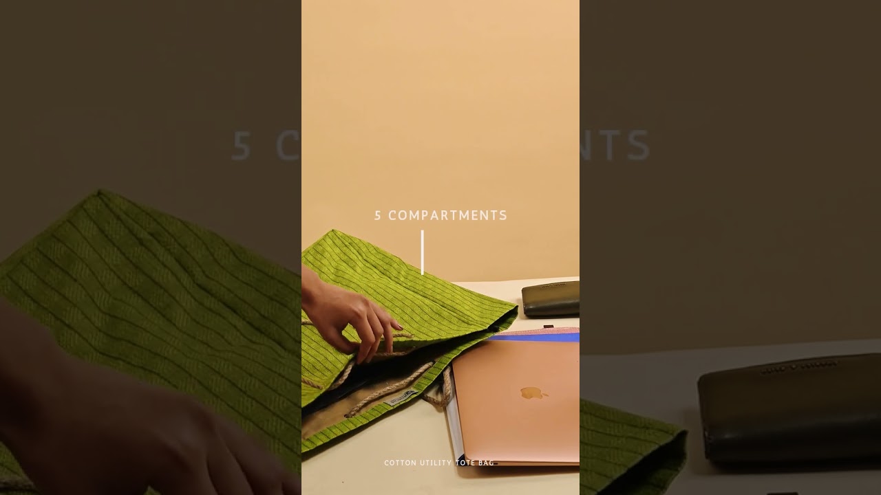 Cotton Utility Tote Bag