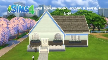 Using a Random Number Generator to Furnish a House in the Sims 4!
