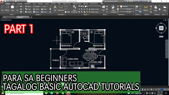 How to Create a Floor Plan for Beginners Part 1/2 | Simpleng Inhinyero