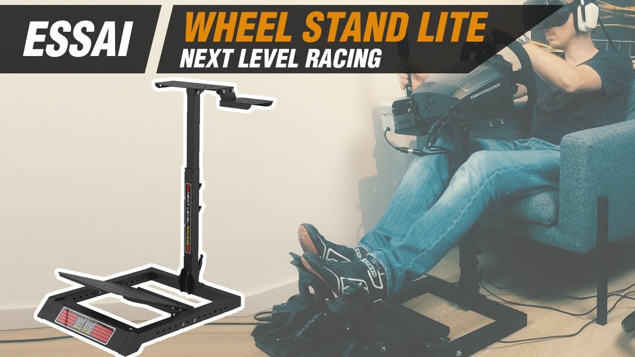 🎁 SUPPORT VOLANT/PÉDALIER POUR PC/PS4/XBOX ONE: WHEEL STAND LITE - NEXT  LEVEL RACING - ESSAI ✓ 