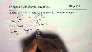 Q5 p 512 Nelson MHF4U Solve Exponential Equation with Different Base 17 Solve Exponential Equation With Different Base