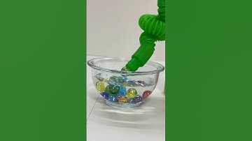 Marble Run ASMR☆ HABA Wave Slope&Pop Tube, glass with bowl #shorts #marblerun @marblerunone