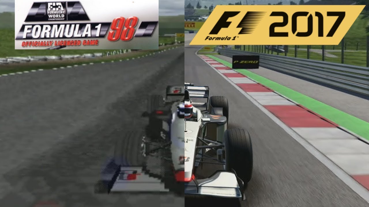 F1 17 Vs Formula 1 1998 Mclaren Mp4 13 Hotlap Comparison Youtube