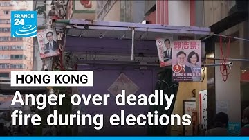 Hong Kong election: Turnout near record low amid anger over deadly fire • FRANCE 24 English
