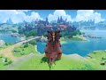テペトル竜でナタからモンドまで歩いてみた【原神】【後半音量注意】
