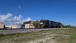 TBT Florida East Coast Railway Work Train AFW1 Engines Lite