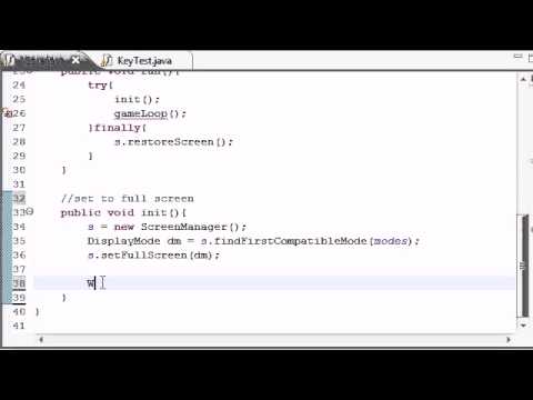 Java Game Development   27   Creating a Core Class