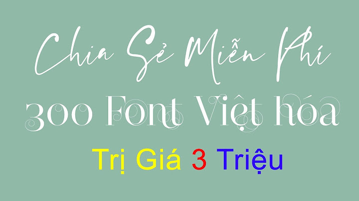 Font typography việt hóa đẹp site forum.vietdesigner.net năm 2024