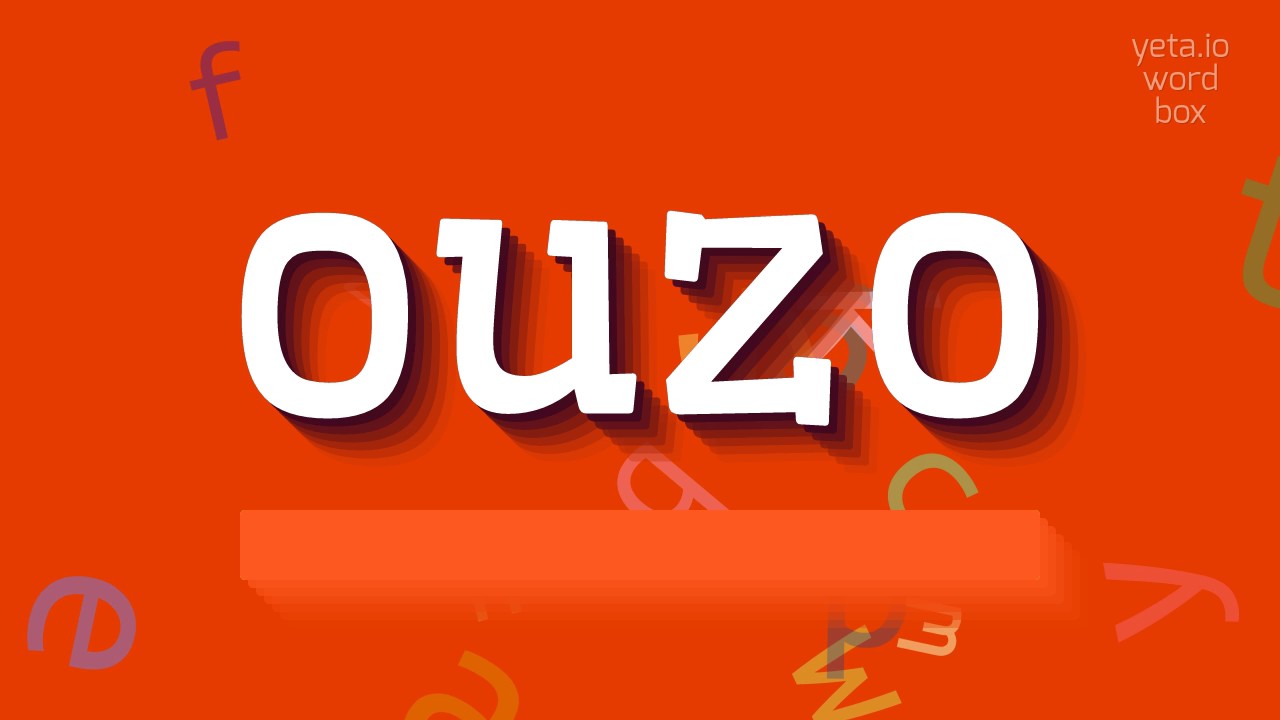 How to say "ouzo"! (High Quality Voices) YouTube