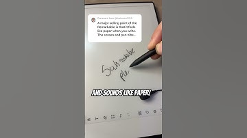 The ReMarkable Even sounds like paper!🥰📝