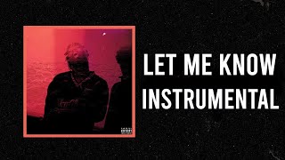 Video thumbnail of "Juice WRLD - Let Me Know (Instrumental) (prod. Leo) let me know juice wrld instrumental"