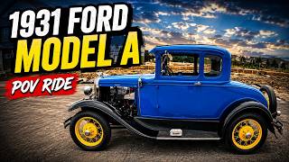 POV Ride Along in a 1931 Ford Model A
