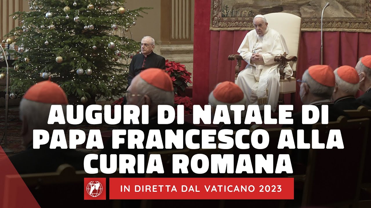 LIVE | Discorso di Papa Francesco alla Curia Romana e Auguri di Natale