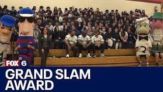 Brewers honor Milwaukee teacher, surprise students | FOX6 News Milwaukee