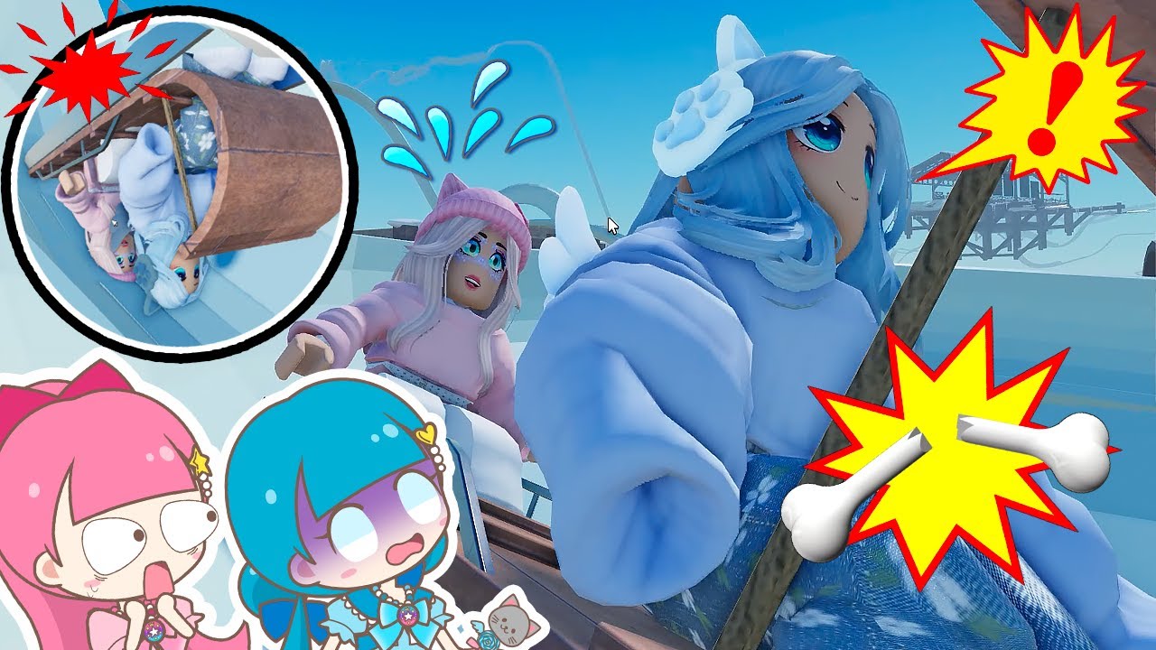 😱超～危険な空中スライダーオビー💥🦴 ロブロックス ／ ROBLOX - はね