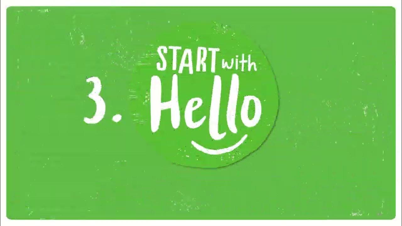 start with hello presentation