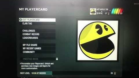 How to make a 3D pacman Emblem/playercard Black ops