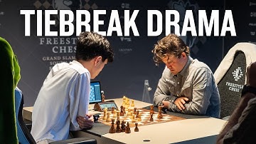 EPIC showdown in the SEMIFINALS between Magnus Carlsen and Javokhir Sindarov  | Grand Slam V 🇿🇦