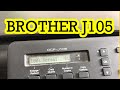 BROTHER DCP J105 MANUAL TEST PRINT and HEAD CLEANING | BROTHER PRINTER